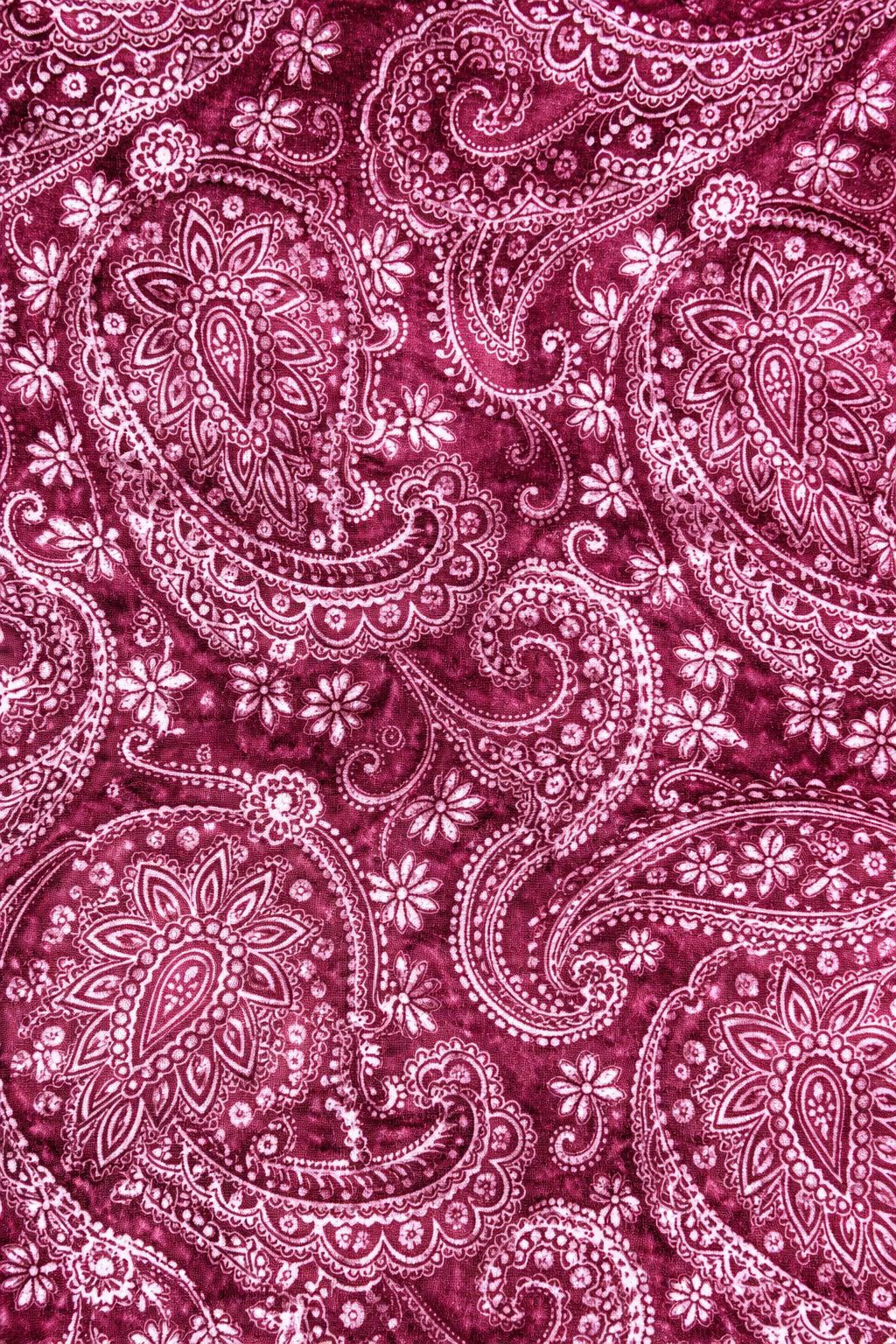 PEARL TOP — Wine Paisley
